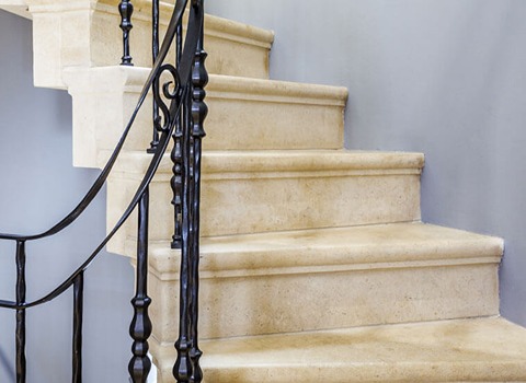 تصویر 2 از سنگ تراورتن برای راه پله نصب آسان و اجرای دقیق